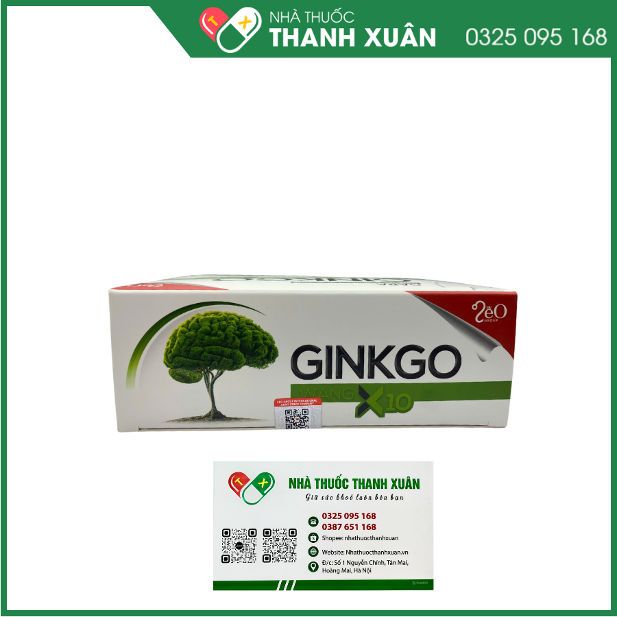Gaba Ginkgo Wang X10 hỗ trợ hoạt huyết, tăng cường tuần hoàn máu não